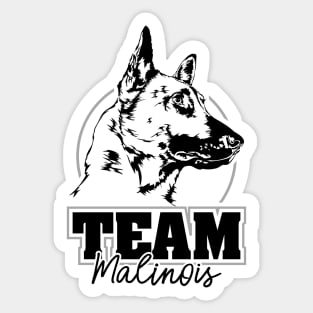 Belgian Malinois Team dog sport lover gift Sticker